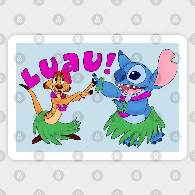 Luau! Sticker by Ellador